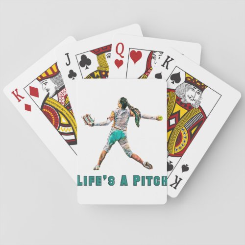 Life Is a Pitch Poker Cards