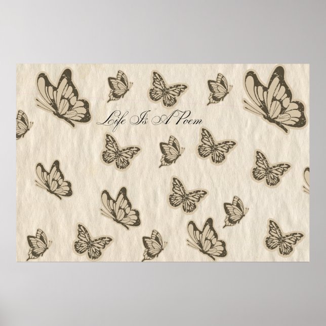 Life Is A Poem  Poster (Front)