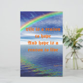 Life is a reason to hope (Standing Front)