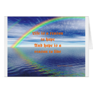 Life is a reson to hope cards