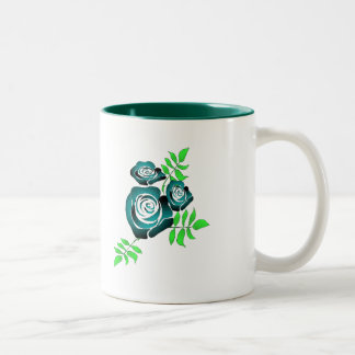 Life is a rose Two-Tone coffee mug