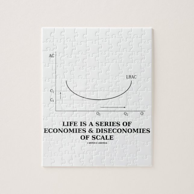Life Is A Series Of Economies & Diseconomies Scale Jigsaw Puzzle (Vertical)