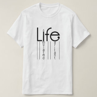 Life is a Simulated Irritant Humorous Quote Design T-Shirt