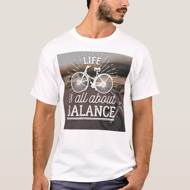 Life Is About Balance T-shirt  (Front)