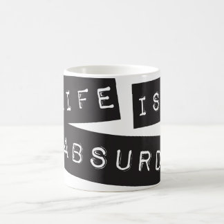 Life is Absurd (Black Tape) Coffee Mug