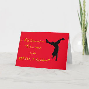 Life is all about the handstands! holiday card
