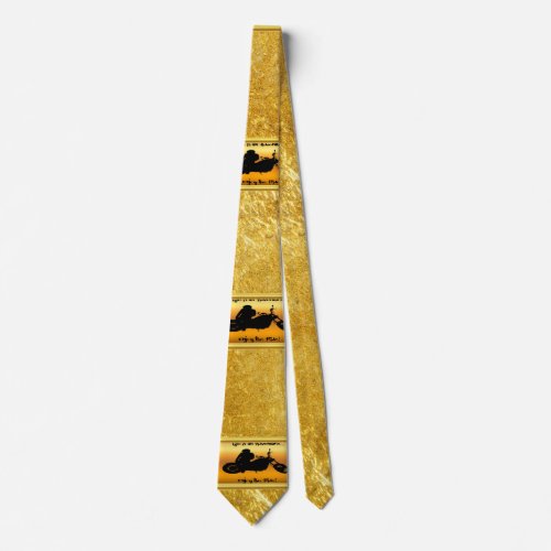 Life is an adventure enjoy the ride neck tie