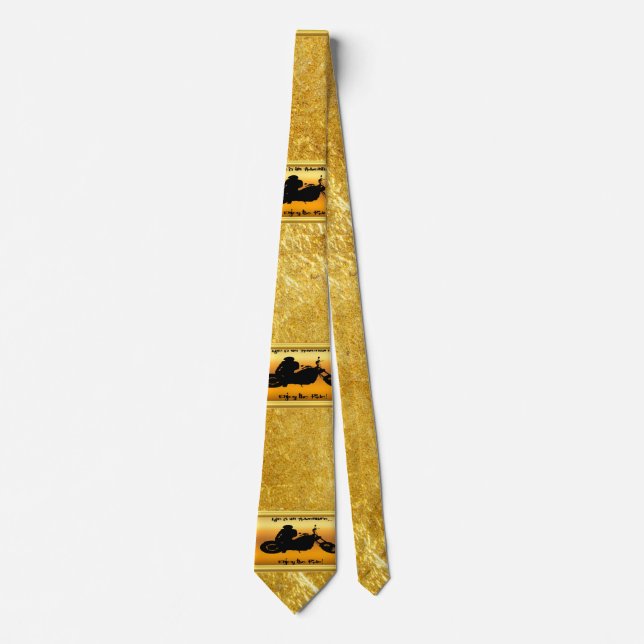 Life is an adventure enjoy the ride neck tie (Front)