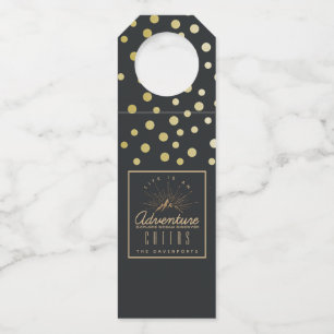 Life is an Adventure Explore Dream Discover Bottle Hanger Tag