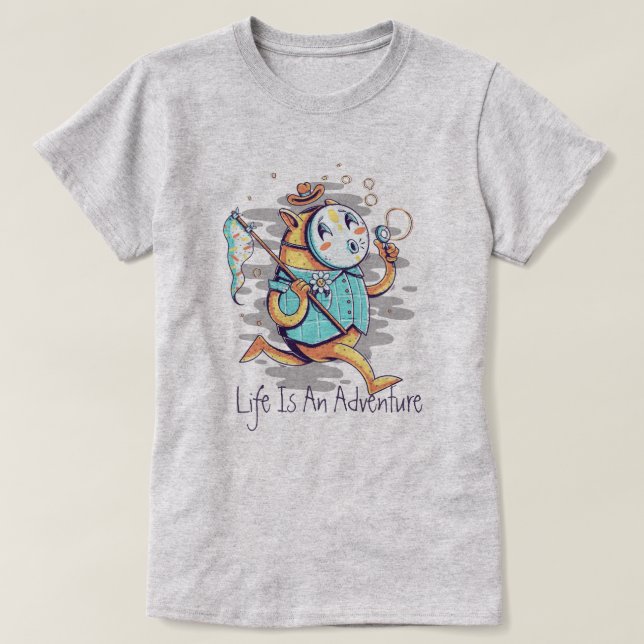 Life Is An Adventure T-Shirt (Design Front)