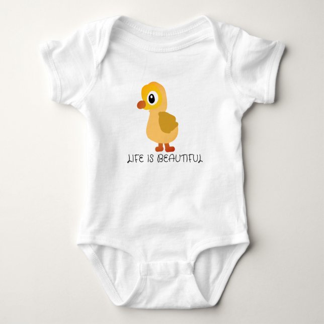Life Is Beautiful Baby Bodysuit (Front)