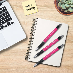 Life Is Beautiful Business Tagline Blog Pink Pen
