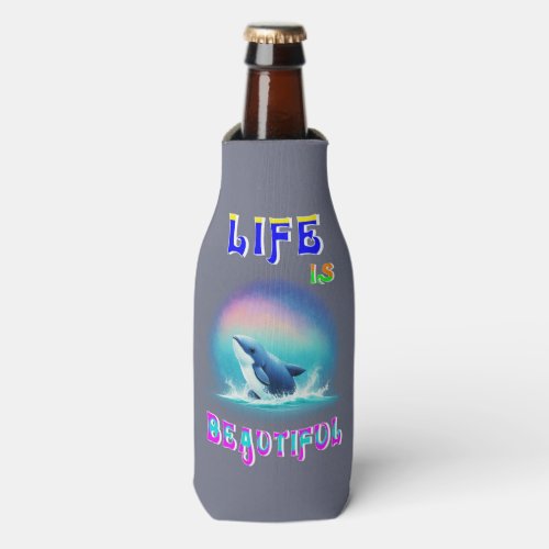 Life Is Beautiful Hermanus Africa September Whale Bottle Cooler