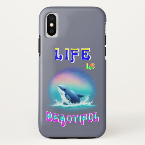 Life Is Beautiful Hermanus Africa September Whale iPhone XS Case