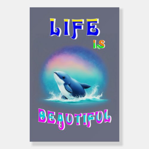 Life Is Beautiful Hermanus Africa September Whale Foam Board