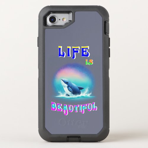 Life Is Beautiful Hermanus Africa September Whale OtterBox Defender iPhone SE87 Case