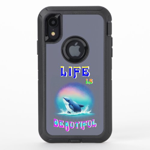 Life Is Beautiful Hermanus Africa September Whale OtterBox Defender iPhone XR Case
