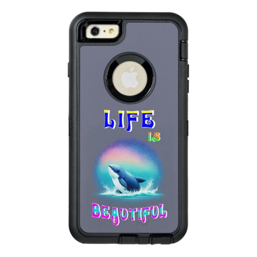 Life Is Beautiful Hermanus Africa September Whale OtterBox Defender iPhone Case