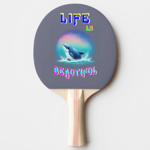 Life Is Beautiful Hermanus Africa September Whale Ping Pong Paddle