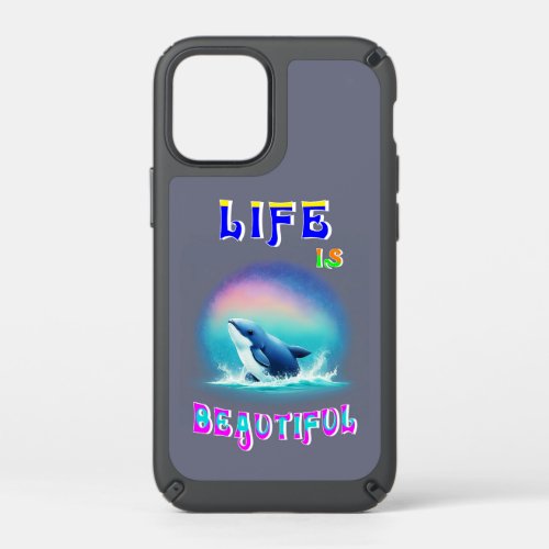 Life Is Beautiful Hermanus Africa September Whale Speck iPhone 12 Mini Case