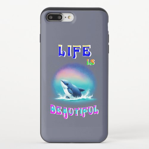 Life Is Beautiful Hermanus Africa September Whale iPhone 87 Plus Slider Case