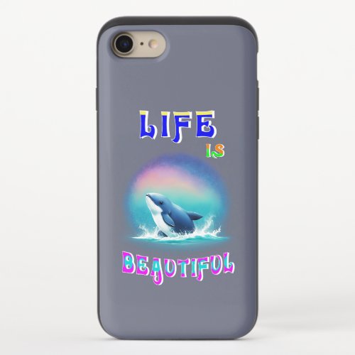 Life Is Beautiful Hermanus Africa September Whale iPhone 87 Slider Case