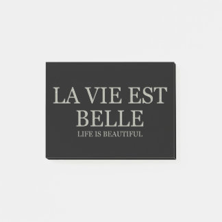 Life Is Beautiful - Light Post-it Notes