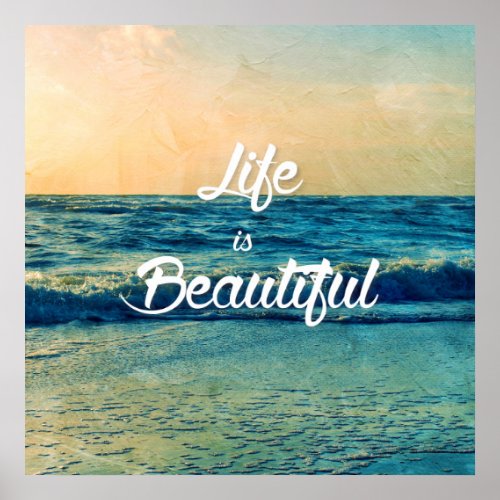 Life is beautiful poster