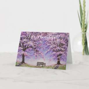 Life is Beautiful retirement greeting card