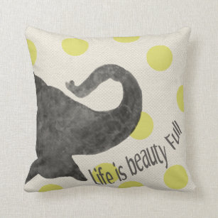 Life is Beauty Full Throw Pillow