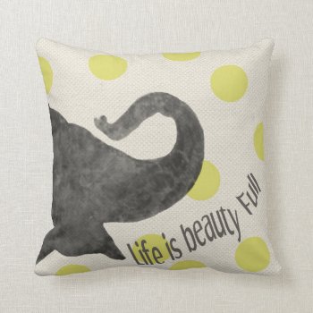 Life Is Beauty Full Throw Pillow by KathiAnn at Zazzle