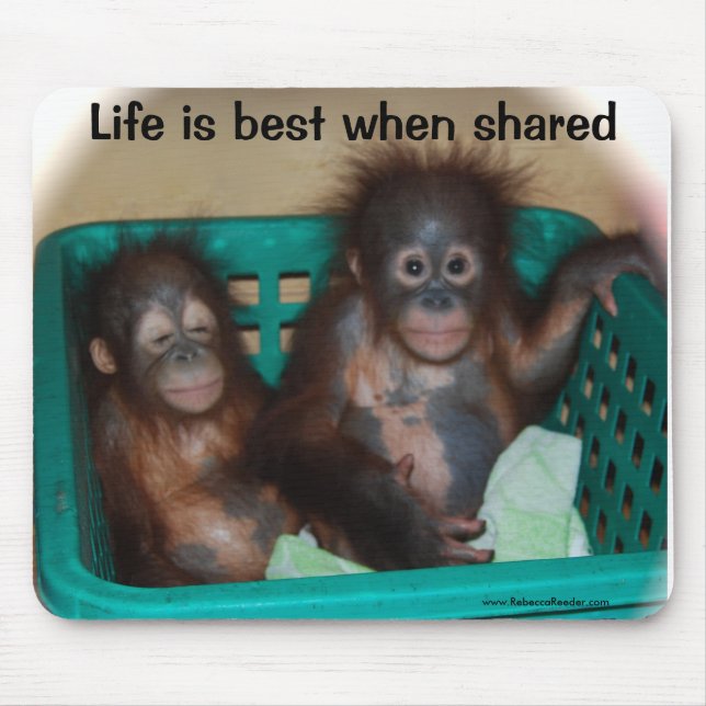 Life is Best Togetherness Love Mouse Pad (Front)
