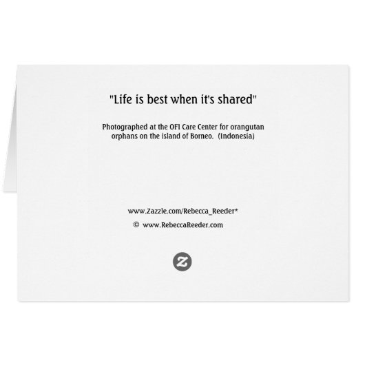 Life is Best When Shared (Back Horizontal)