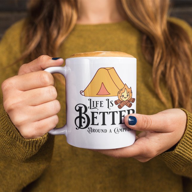 Life is Better around a Campfire Coffee Mug (Creator Uploaded)