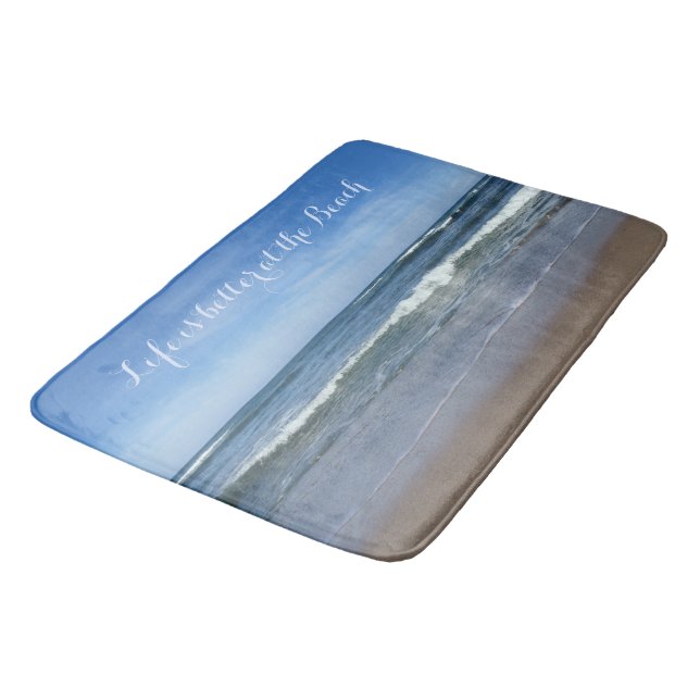 Life is better at the Beach Bath Mat (Angled)