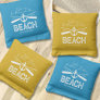 Life is Better at the Beach Family Name Cornhole Bags