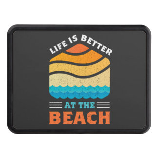 Life is better at the beach hitch cover