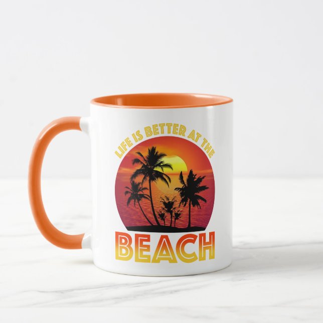 Life Is Better At The Beach Mug (Left)