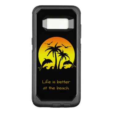 Life is Better at the Beach OtterBox Commuter Samsung Galaxy S8 Case Life is Better at the Beach OtterBox Commuter Samsung Galaxy S8 Case