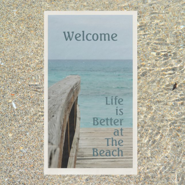 Life is Better at the Beach Paper Guest Towel (Creator Uploaded)