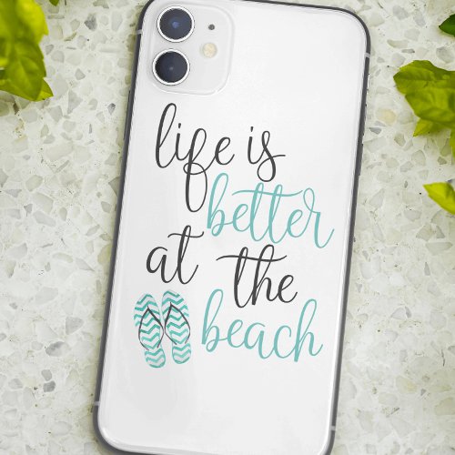 Life Is Better At The Beach Quote Case_Mate iPhone 14 Case