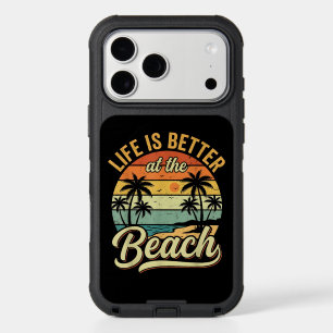 Life is Better At The Beach Retro Summer Vacation iPhone 17 Pro Max Case