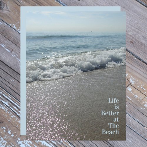 Life is Better at the Beach Scrapbook Paper Sheet
