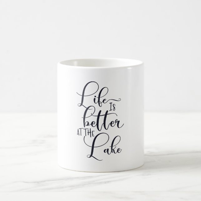 Life is Better at the Lake Coffee Mug (Center)