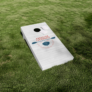 Life is Better at the Lake   Family Cornhole Set