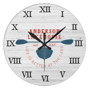 Lake Wall Clocks Zazzle