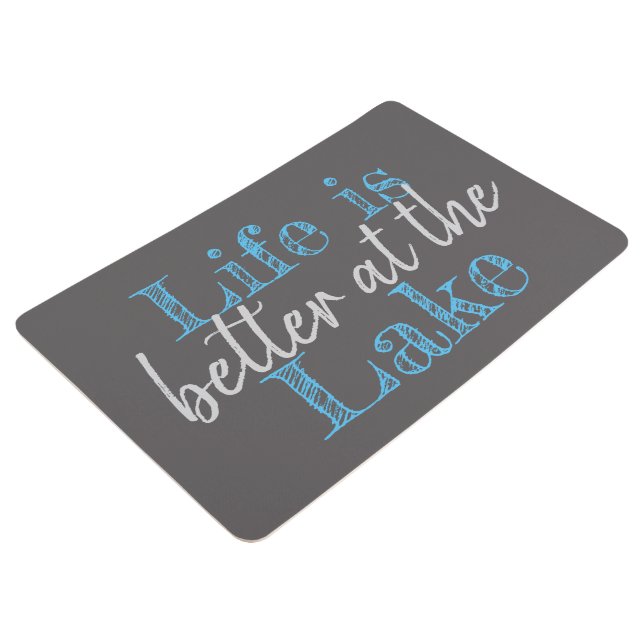 LIFE IS BETTER AT THE LAKE FLOOR MAT (3/4)