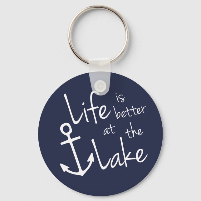 LIFE IS BETTER AT THE LAKE | KEYCHAIN (Front)