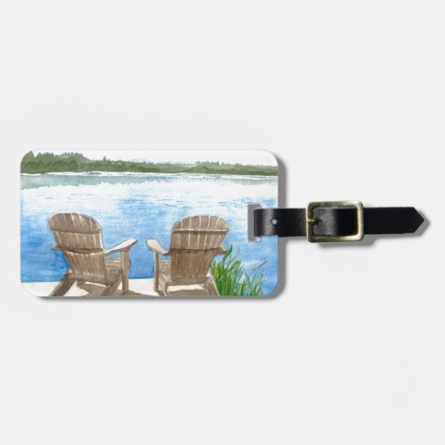 Life is Better at the Lake Luggage Tag