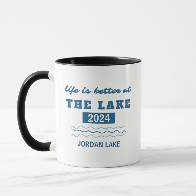 Life is Better at the Lake Mug (Left)